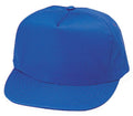 Blank Two Tone 5 Panel Baseball Cotton Twill Snapback Hats Caps-ROYAL-