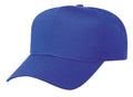 Blank Two Tone Cotton Twill Baseball 6 Panel Snapback Hats Caps-ROYAL-