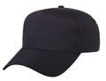 Blank Two Tone Cotton Twill Baseball 6 Panel Snapback Hats Caps-BLACK-