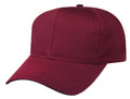 Blank Two Tone Cotton Twill Baseball 6 Panel Snapback Hats Caps-MAROON-