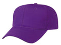 Blank Two Tone Cotton Twill Baseball 6 Panel Snapback Hats Caps-PURPLE-