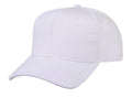 Blank Two Tone Cotton Twill Baseball 6 Panel Snapback Hats Caps-WHITE-
