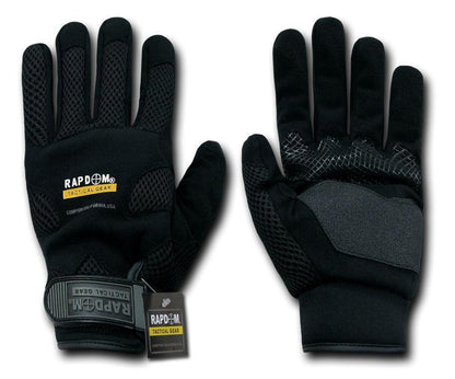 Breathable Mesh Gloves Mechanics Work Motorcycle Biker Riding-Small-