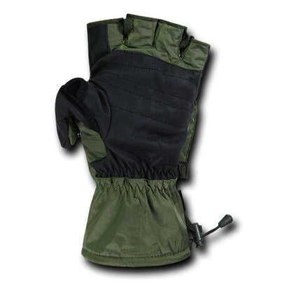 Breathable Water Proof Military Patrol Army Shooting Mitten Gloves-Black-Small-
