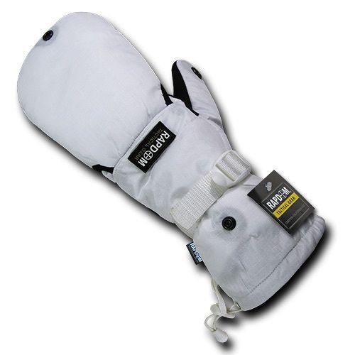 Breathable Water Proof Military Patrol Army Shooting Mitten Gloves-Black-Small-