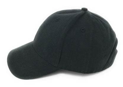 Brushed Cotton Peach Feel 6 Panel Low Crown Baseball Hats Caps Hook Loop Closure-RED-
