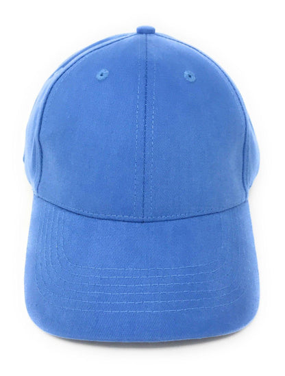 Brushed Cotton Peach Feel 6 Panel Low Crown Baseball Hats Caps Hook Loop Closure-RED-