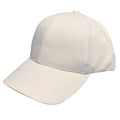 Brushed Cotton Peach Feel 6 Panel Low Crown Baseball Hats Caps Hook Loop Closure-WHITE-
