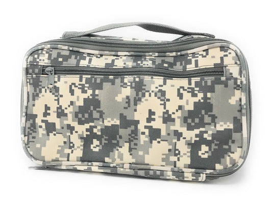 Camo Army Military Travel Kit Organizer Accessories Bathroom Cosmetics Toiletry Pouch Bag-
