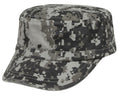 Digital Camouflage Camo Army Military Cadet Patrol Washed Cotton Baseball Hats Caps-Gray-
