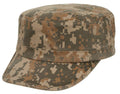Digital Camouflage Camo Army Military Cadet Patrol Washed Cotton Baseball Hats Caps-Khaki-