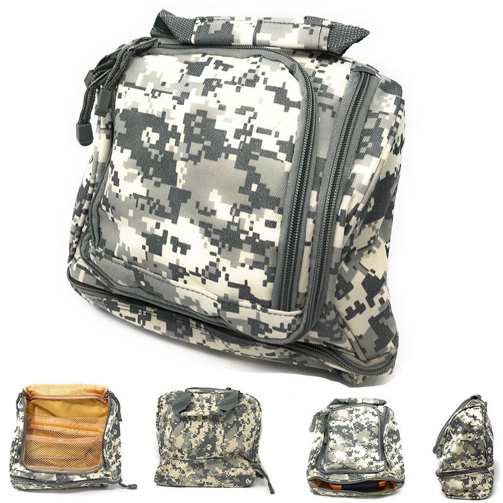 Camouflage Camo Travel Kit Organizer Accessories Toiletry Bag Carry On Shaving-