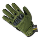 Carbon Fiber Knuckle Tactical Patrol Military Gloves-Black-X-Small- 10 image