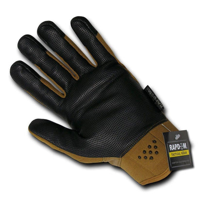 Carbon Fiber Knuckle Tactical Patrol Military Gloves-Black-X-Small-