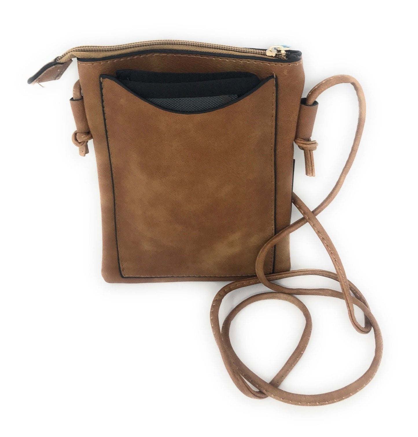 Casaba Crossbody Shoulder Bag Satchel Purse Wristlet Gift For Women Wife Mom-Butterfly-Black-