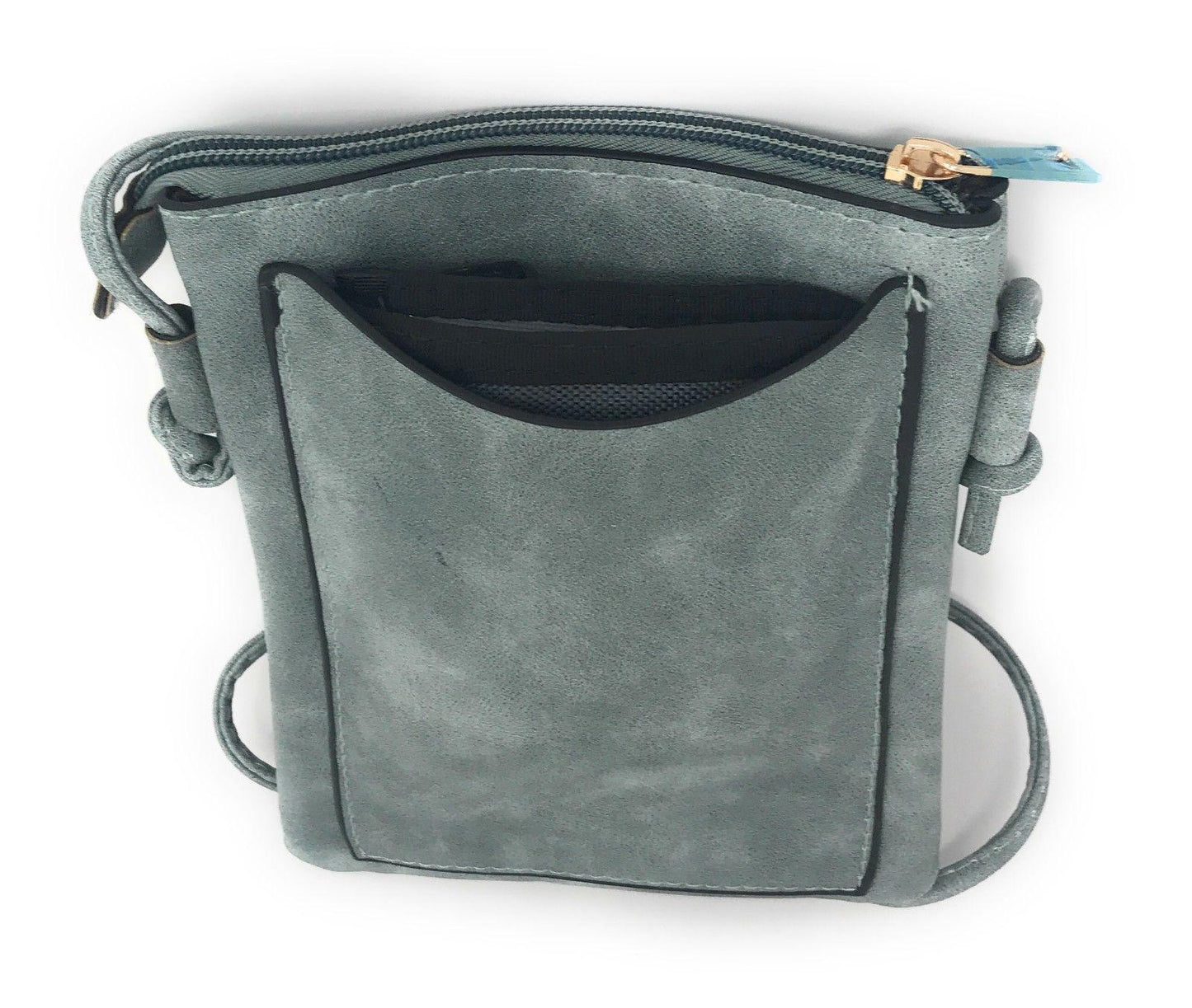 Casaba Crossbody Shoulder Bag Satchel Purse Wristlet Gift For Women Wife Mom-Butterfly-Black-