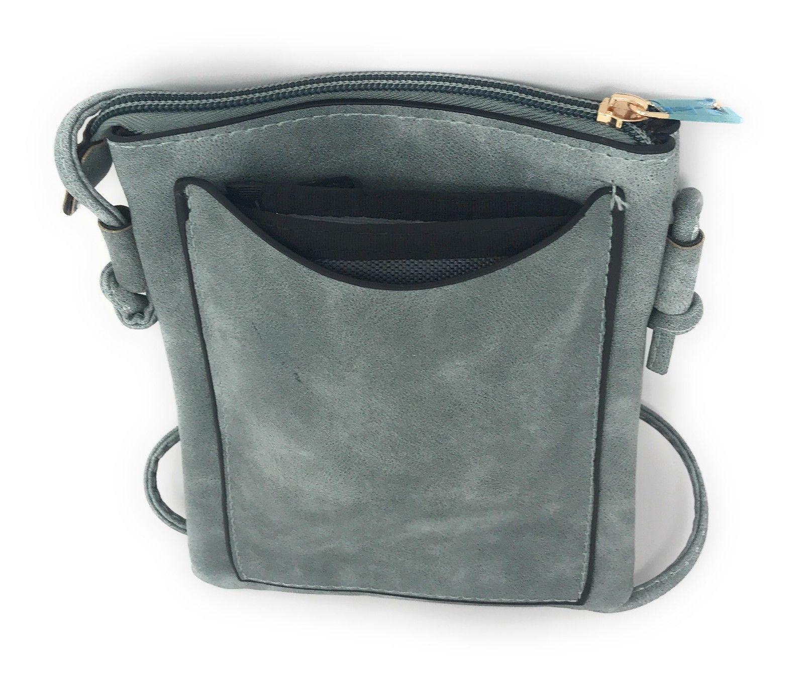 Casaba Crossbody Shoulder Bag Satchel Purse Wristlet Gift For Women Wife Mom-Butterfly-Black-