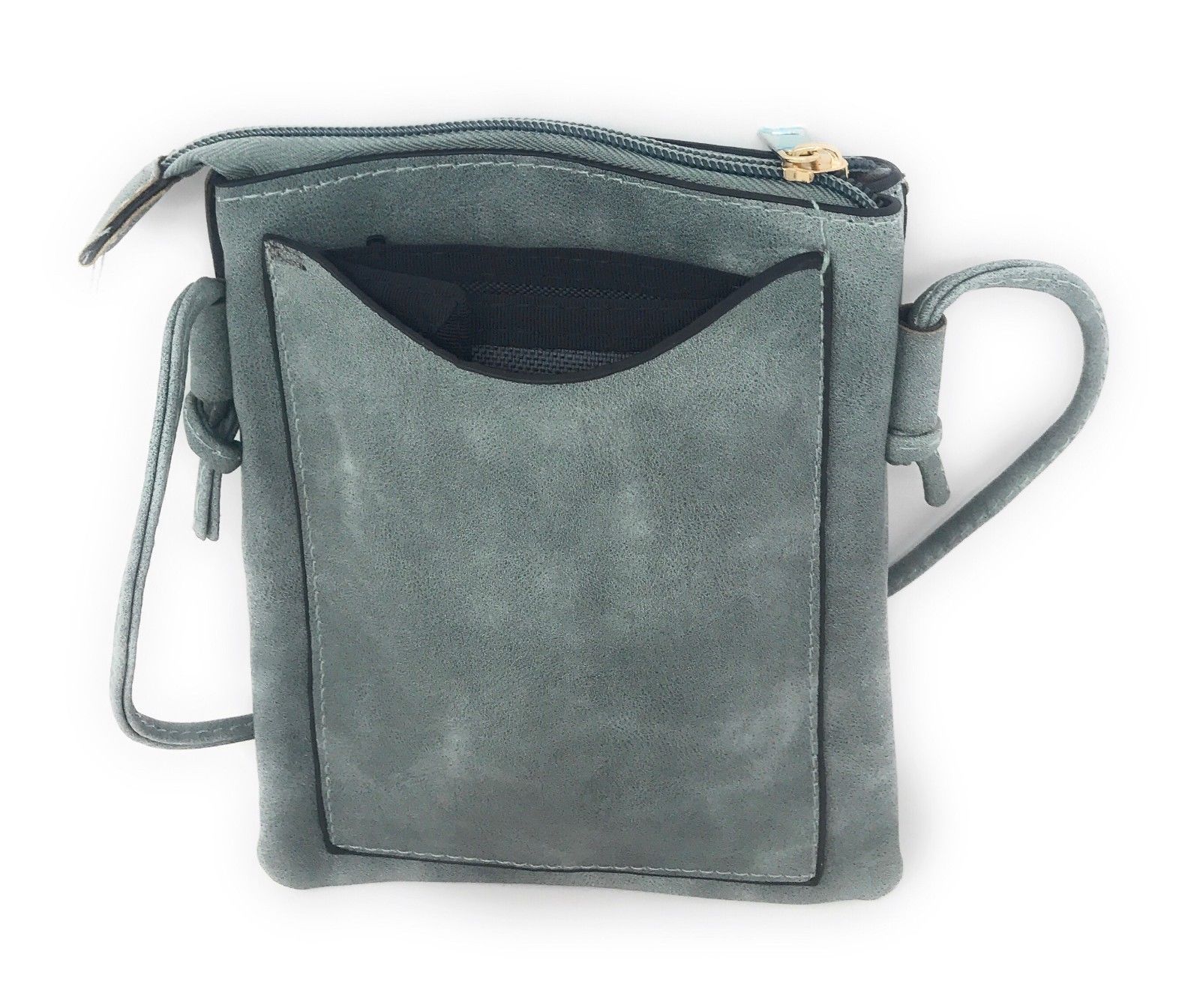 Casaba Crossbody Shoulder Bag Satchel Purse Wristlet Gift For Women Wife Mom-Butterfly-Black-