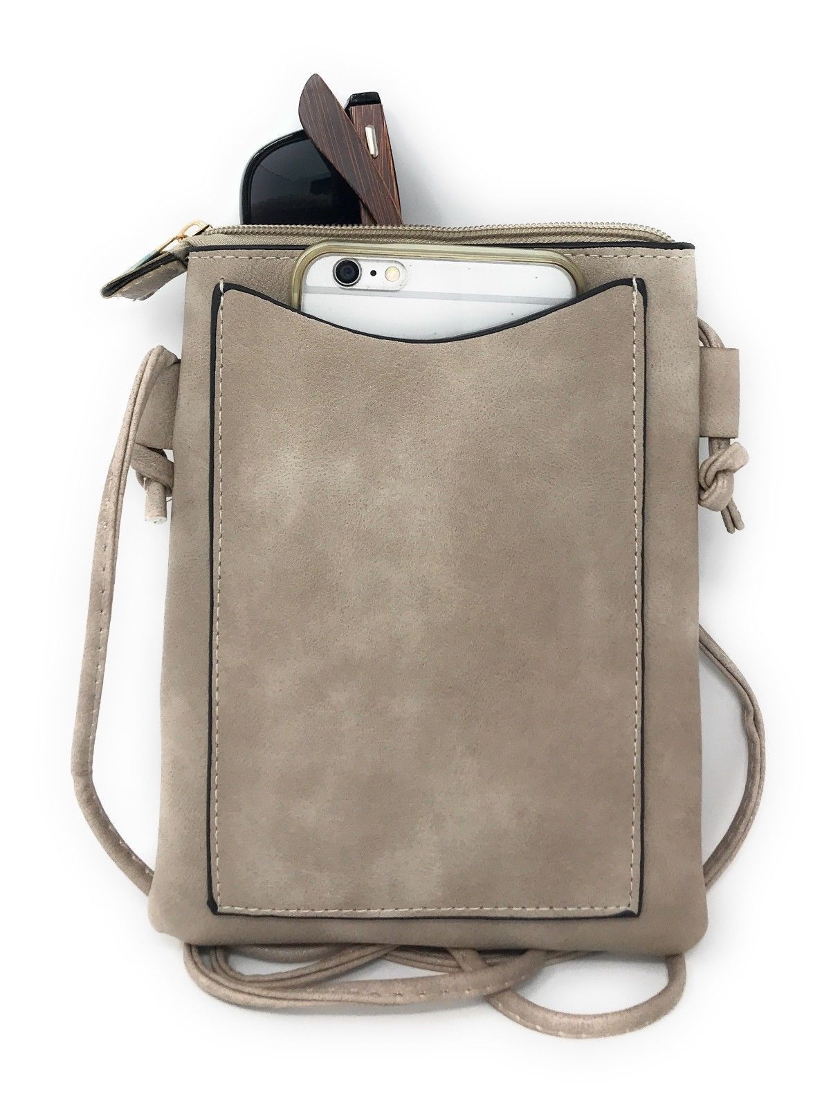 Casaba Crossbody Shoulder Bag Satchel Purse Wristlet Gift For Women Wife Mom-Butterfly-Black-