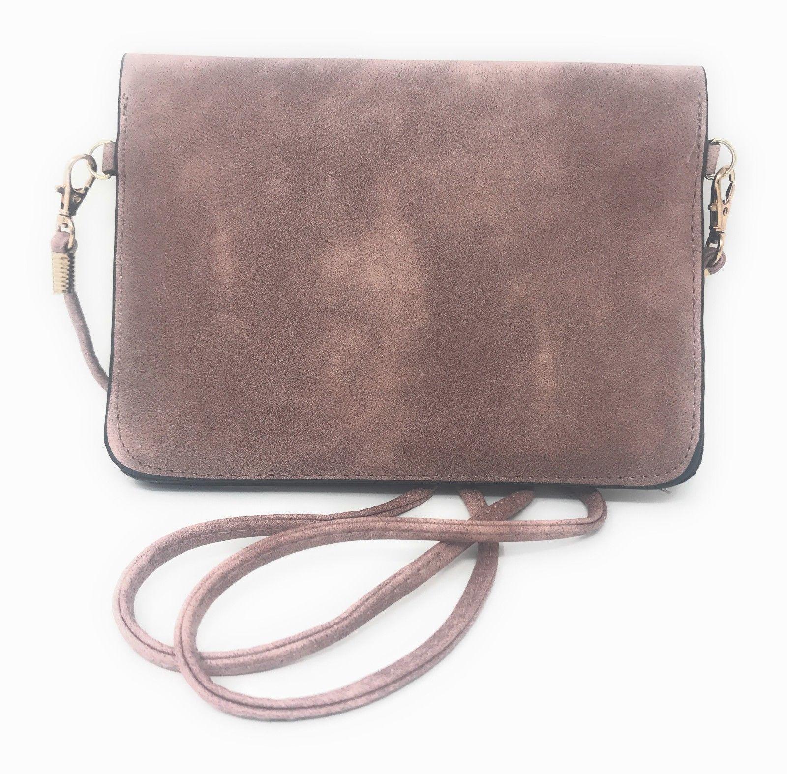 Casaba Crossbody Shoulder Bag Satchel Purse Wristlet Gift For Women Wife Mom-Butterfly-Black-