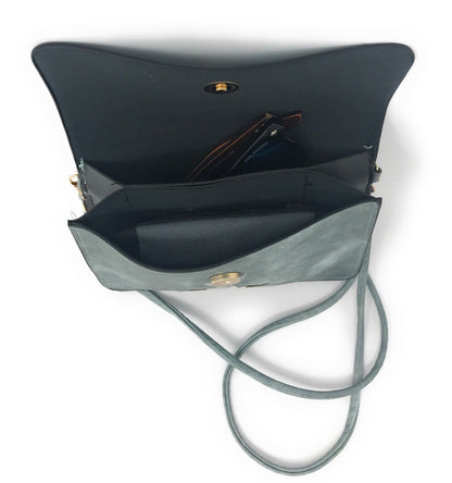 Casaba Crossbody Shoulder Bag Satchel Purse Wristlet Gift For Women Wife Mom-Butterfly-Black-