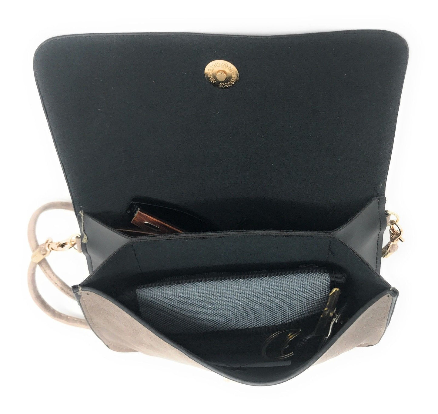 Casaba Crossbody Shoulder Bag Satchel Purse Wristlet Gift For Women Wife Mom-Butterfly-Black-