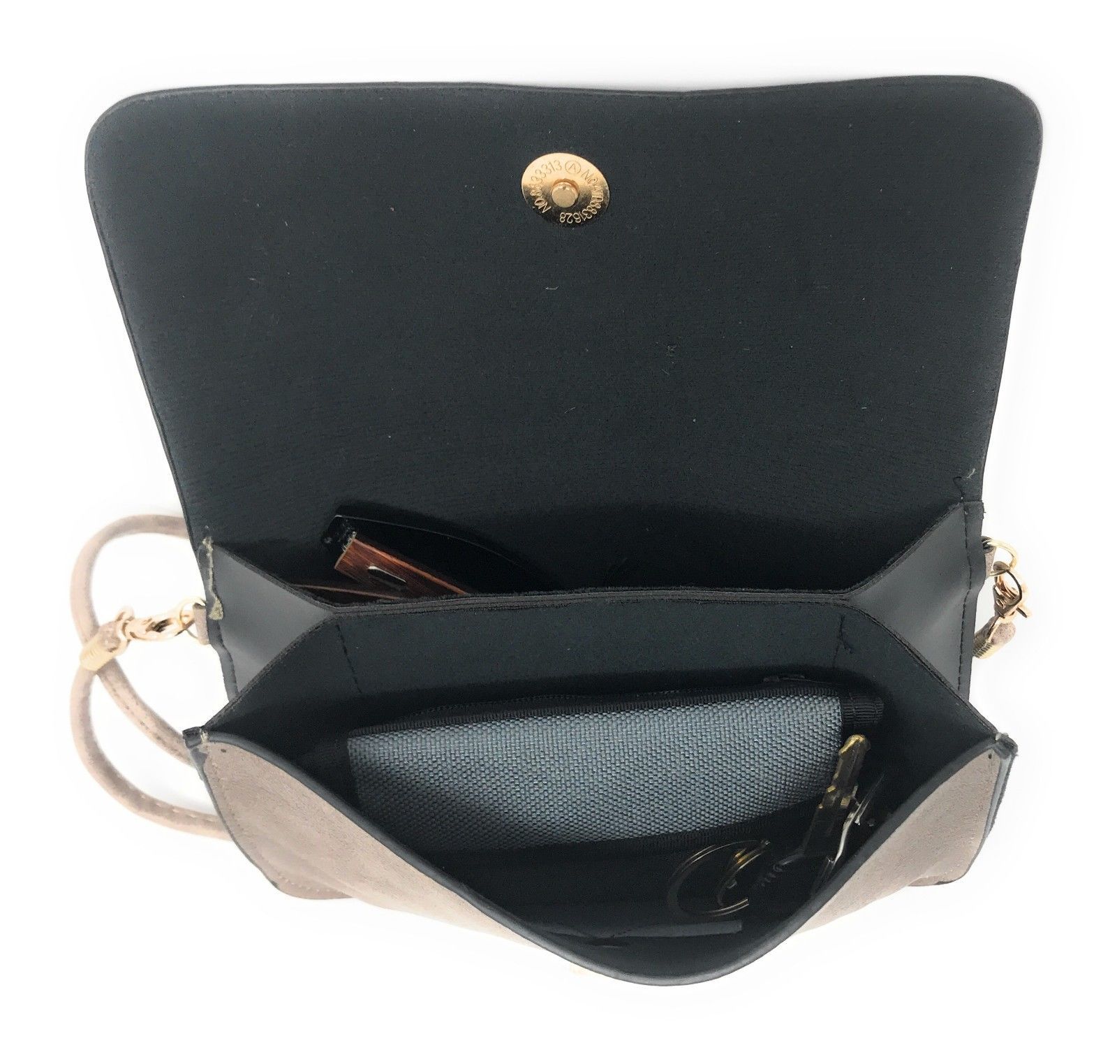 Casaba Crossbody Shoulder Bag Satchel Purse Wristlet Gift For Women Wife Mom-Butterfly-Black-