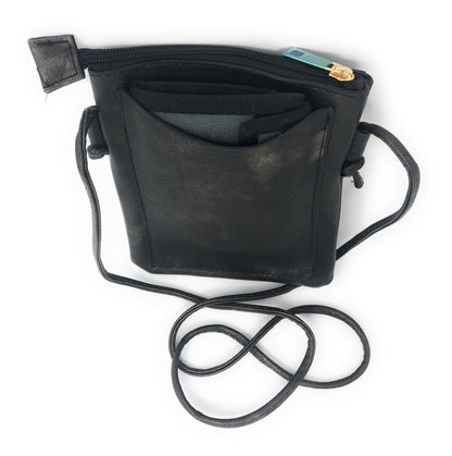 Casaba Designer Crossbody Bag Satchel & Sunglasses Gift Set For Women Mom Wife-Butterfly-Black-