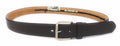 Casaba Mens Leather Belt W/ Hidden Zippered Pocket Cash Valuables Compartment-Brown-34-