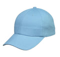 100% Washed Cotton Low Crown Unstructured 6 Panel Baseball Caps Hats-BLUE-