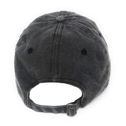 Classic Washed Cotton Pigment Dyed Vintage 6 Panel Low Crown Baseball Caps Hats-ROYAL-