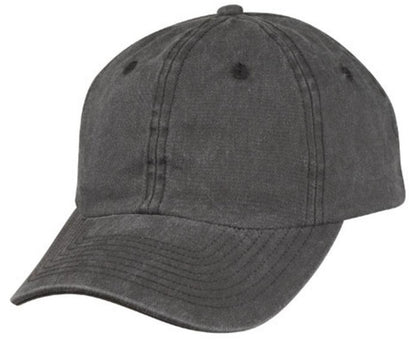 Classic Washed Cotton Pigment Dyed Vintage 6 Panel Low Crown Baseball Caps Hats-ROYAL-