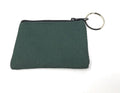 Coin Pouch Wallet Change Holder Purse With Key Chains 4 Colors Id Holder Cards-Green-