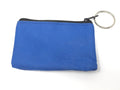Coin Pouch Wallet Change Holder Purse With Key Chains 4 Colors Id Holder Cards-Royal-