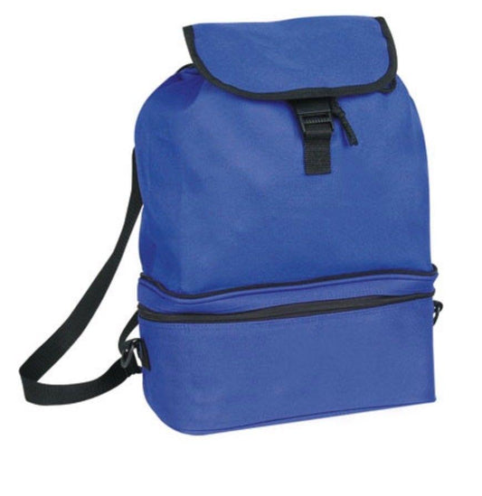 Backpack Cooler Bag Box Picnic Drink Water Lunch 11 X 15-1/2inch-RED-