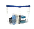 TSA Friendly Unisex Toiletry Clear Cosmetics Pouch Bags Travel Airport Security-Royal-