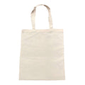 Cotton Natural Plain Reusable Grocery Shopping Tote Bags Natural Eco Friendly 14 X 16inch-Natural-