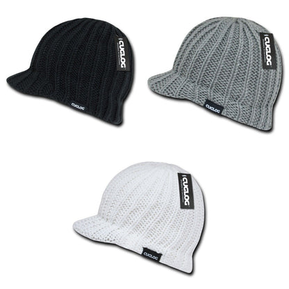 Cuglog Beanie Beanies Sweater Gi Caps Visor Ski Knitted Light-Black-