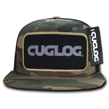Cuglog Camouflage Camo Hunting Patch Snapback Caps Hats-Woodland/Woodland/Woodland-