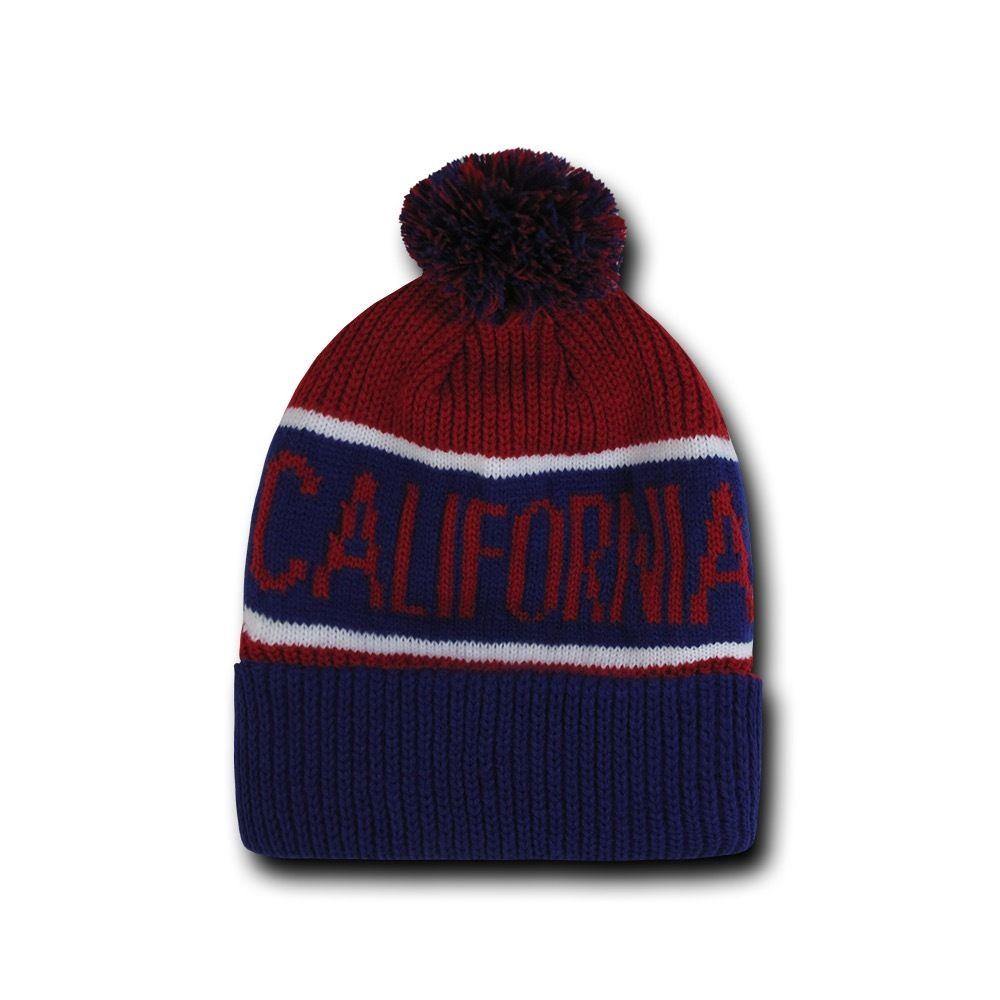 Cuglog Cotopaxi Beanies Fuzzy Ball Pom Pom Style Winter Caps Hats Ski-BLACK/GOLD-