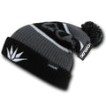 Cuglog Cotopaxi Beanies Fuzzy Ball Pom Pom Style Winter Caps Hats Ski-GREY/BLACK-