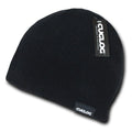 Cuglog Lhotse Ribbed Knit Beanies Snowboard Ski Skull Hat Cap Warm Winter Unisex-Black-