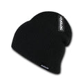Cuglog Uluru Slouched Beanies Classic Knit Winter Caps Hats Ski Skull-BLACK-