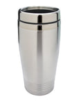 Cup Mug Bottle Tumbler Double Wall Stainless Steel Interior Water Drinks 16Oz-Silver-Without Handle-