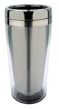 Cup Mug Bottle Tumbler Stainless Steel Interior Transparent Outer Water 16oz-Clear-