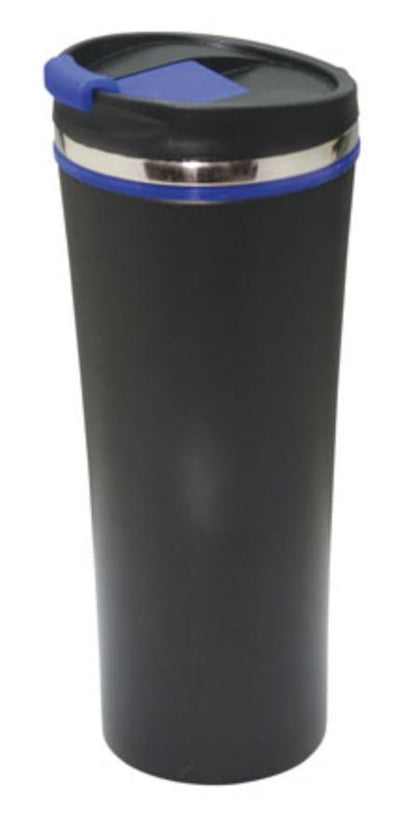Cup Mug Bottle Tumbler Stainless Steel Vacuum Flask Thermos Hot Cold Drinks 15oz-Black-