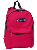 Everest Backpack Book Bag - Back to School Basic Style - Mid-Size-Hot Pink-