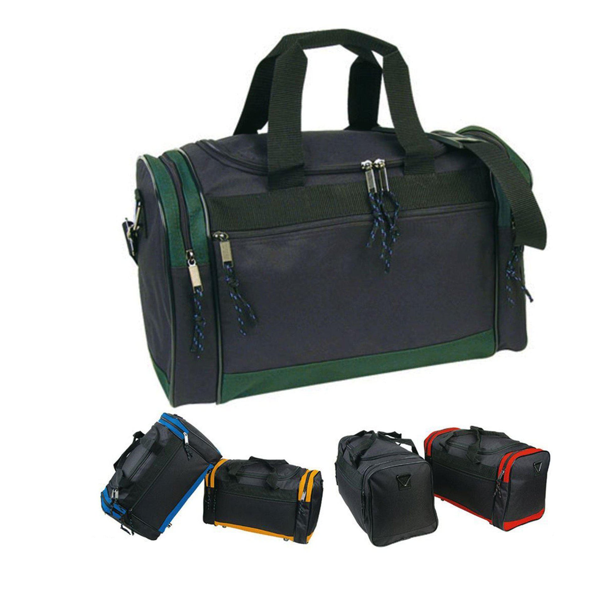 17inch Duffle Duffel Bag Bags Travel Size Sports Gym Workout Blank Carry-on Luggage-BLACK-