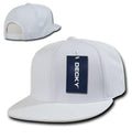 Decky Air Mesh Snapback Retro 6 Panel Constructed Baseball Hats Caps-White-