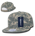 Decky Army Camouflage 100% Cotton Retro Flat Bill 6 Panel Snapback Hats Caps-ACU/ ACU/ACU-